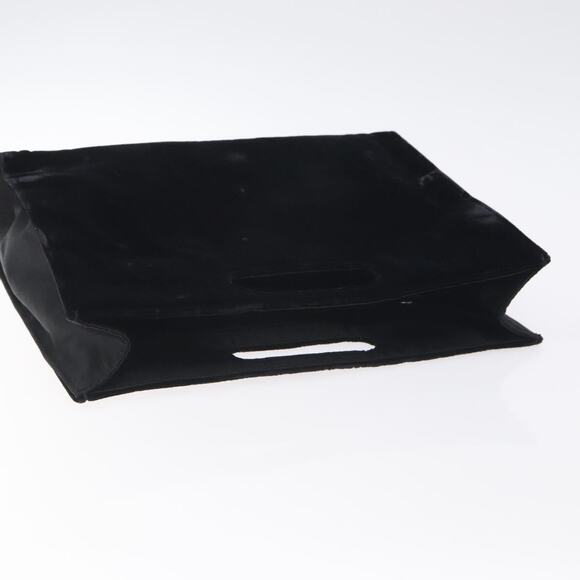 PRADA Hand Bag Velor Black - Picture 6 of 9